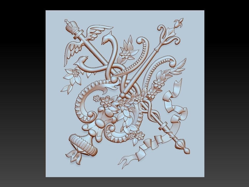 3D FLORAL DESIGN  Free 3D model_11
