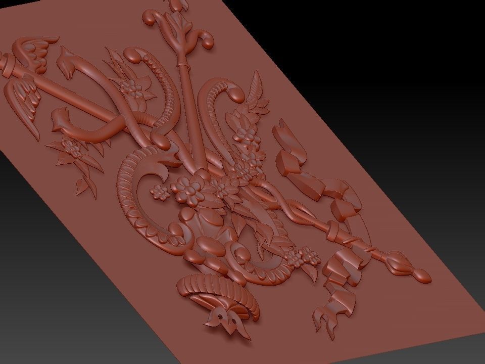 3D FLORAL DESIGN  Free 3D model_21