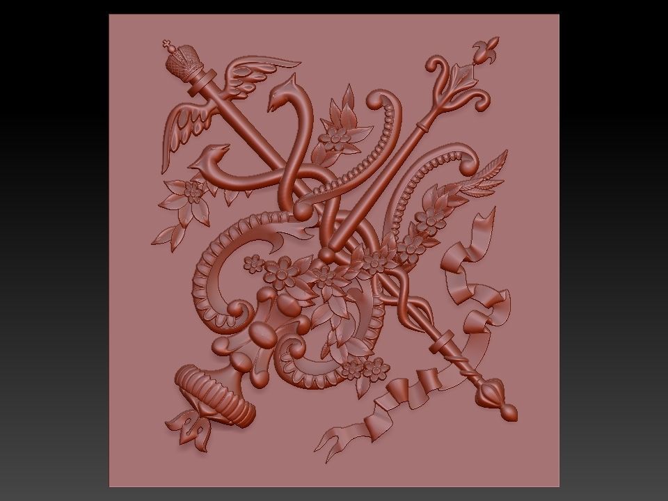 3D FLORAL DESIGN  Free 3D model_1