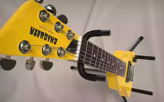Hondo Chiquita 1983 Guitar Low-poly 3D model