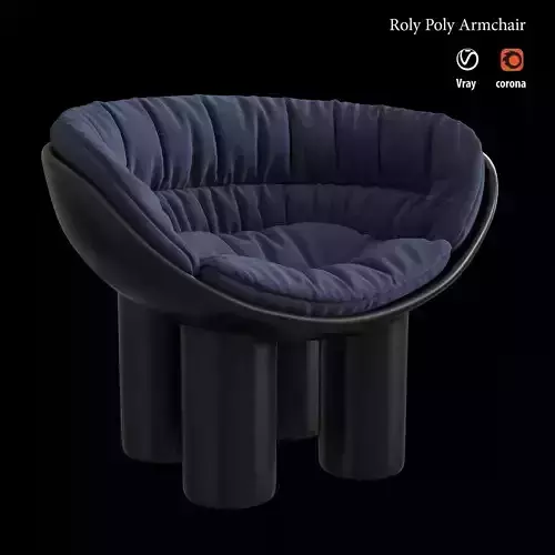 Roly Poly Armchair  3D model