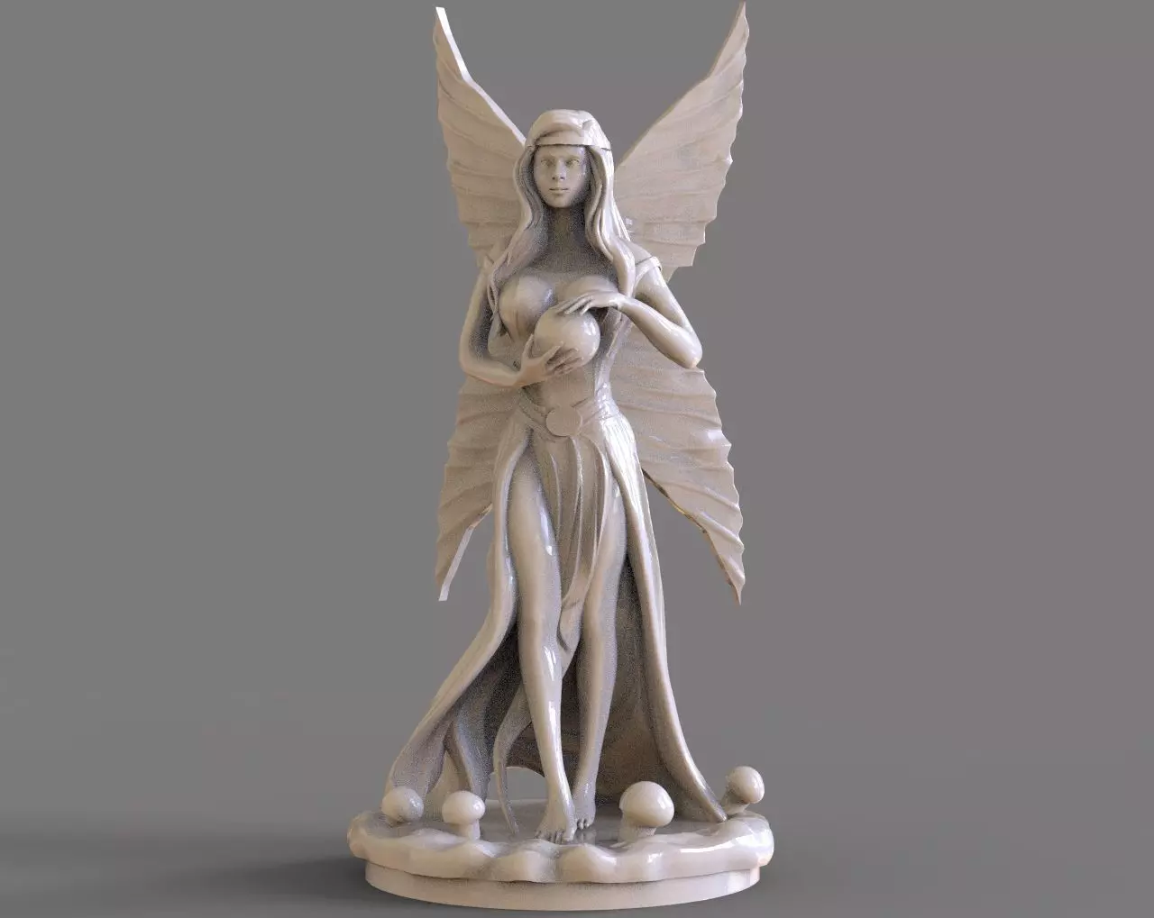 Fairy Sculpture 3D print model_0