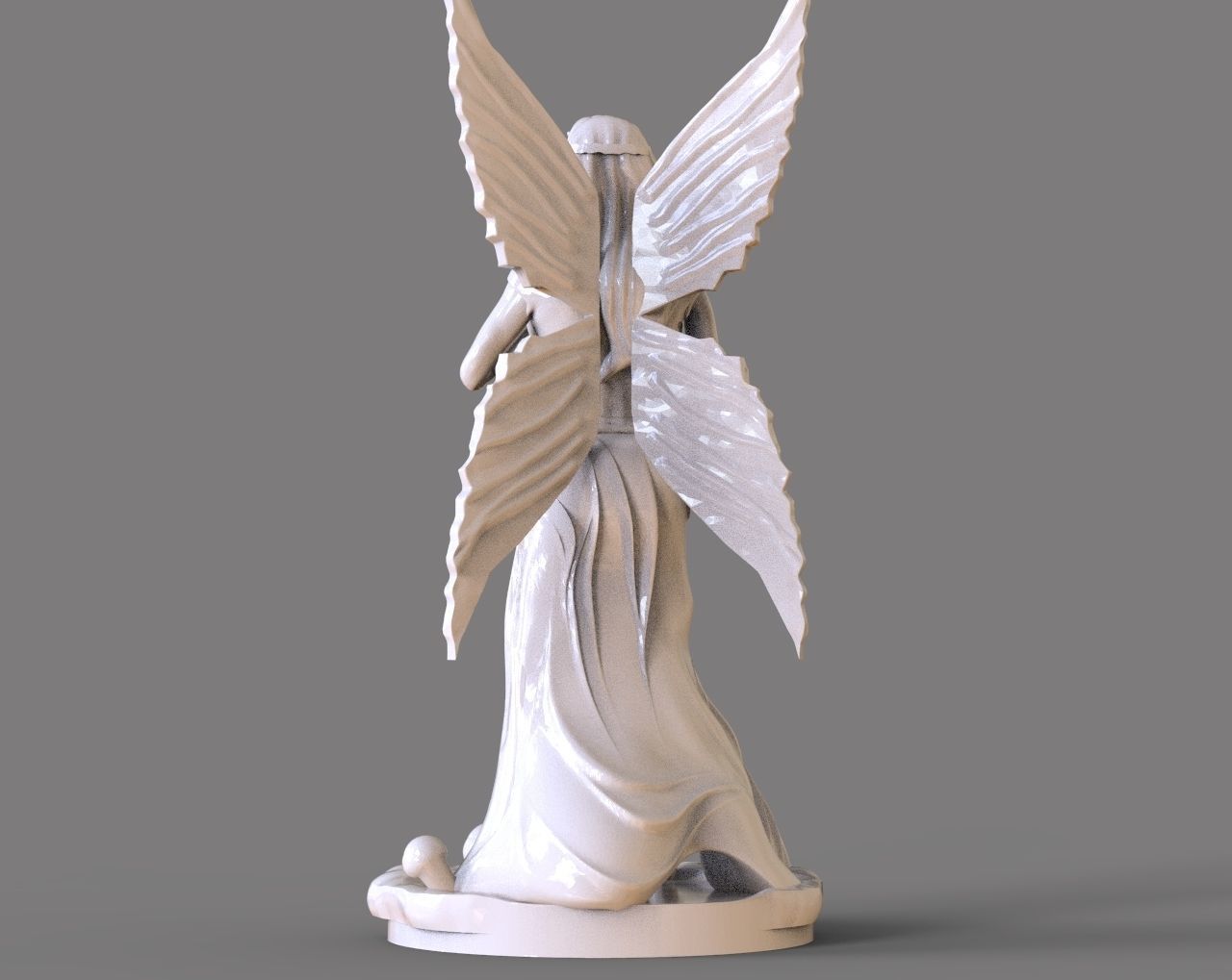 Fairy Sculpture 3D print model_2