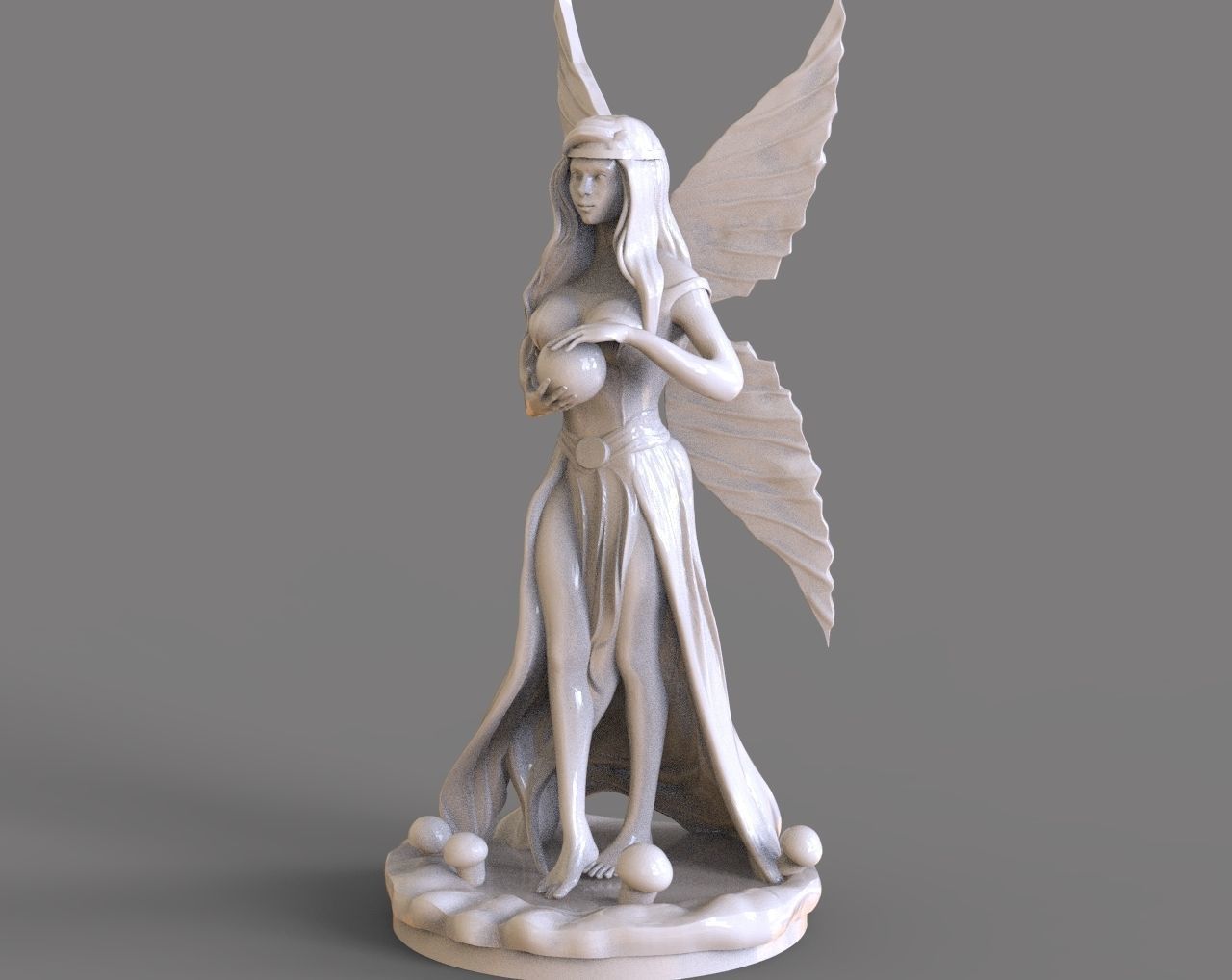 Fairy Sculpture 3D print model_1