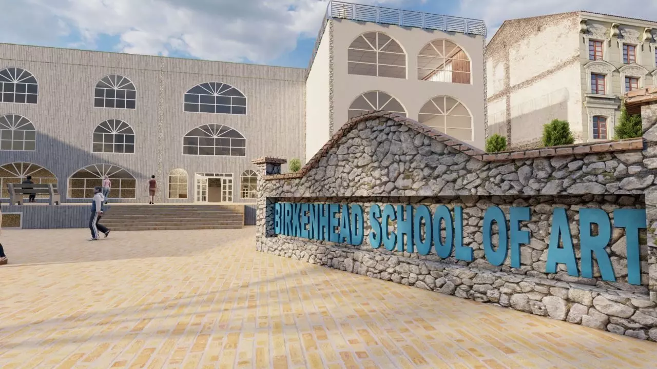 back yard design 3d max visualisation 3d modelling 3D print model_0