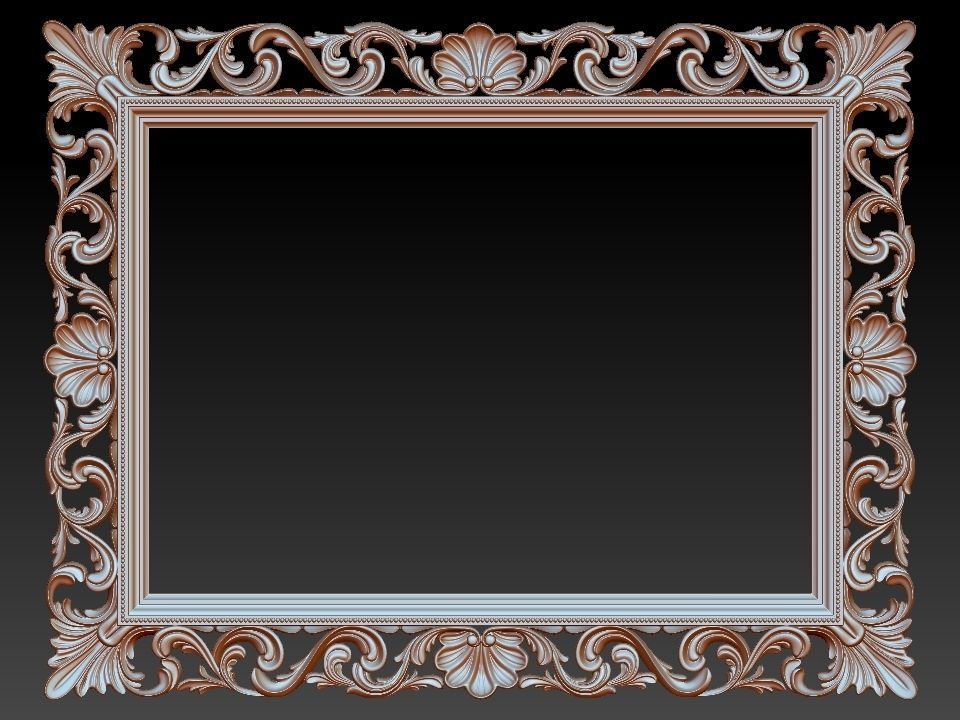 3D MIRROR FRAME 3D model_5