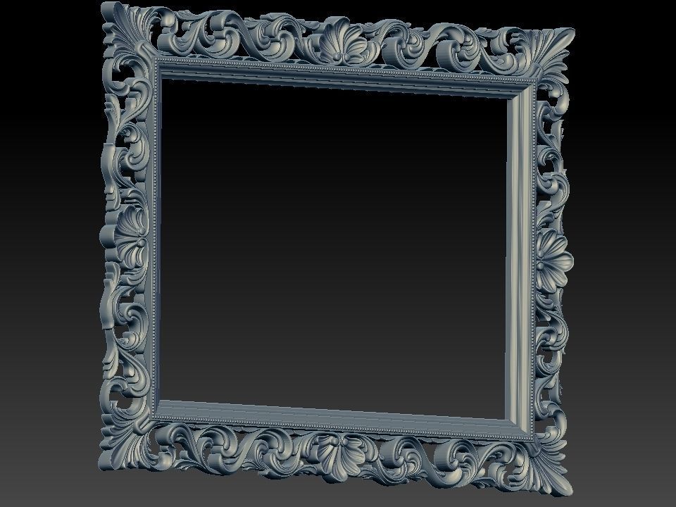 3D MIRROR FRAME 3D model_11