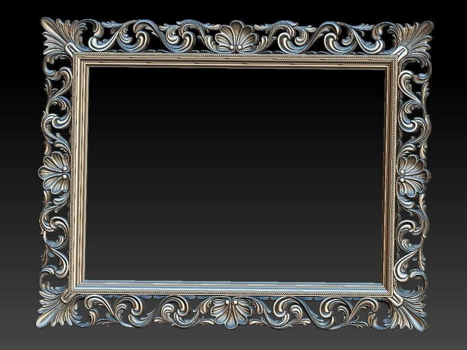 3D MIRROR FRAME 3D model_16