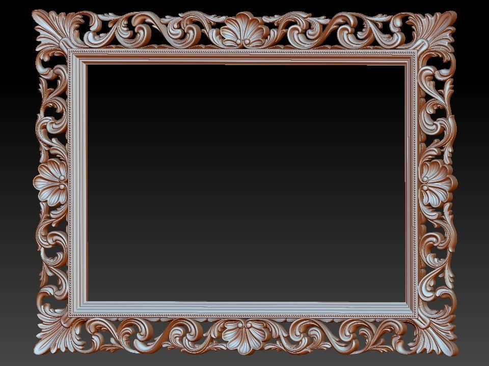 3D MIRROR FRAME 3D model_6
