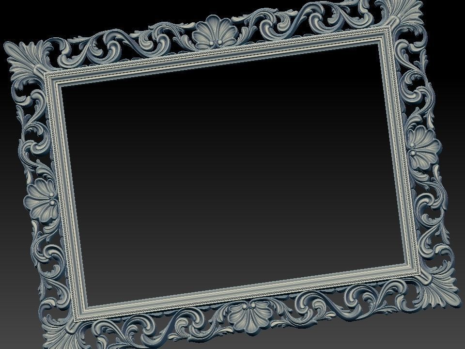 3D MIRROR FRAME 3D model_9