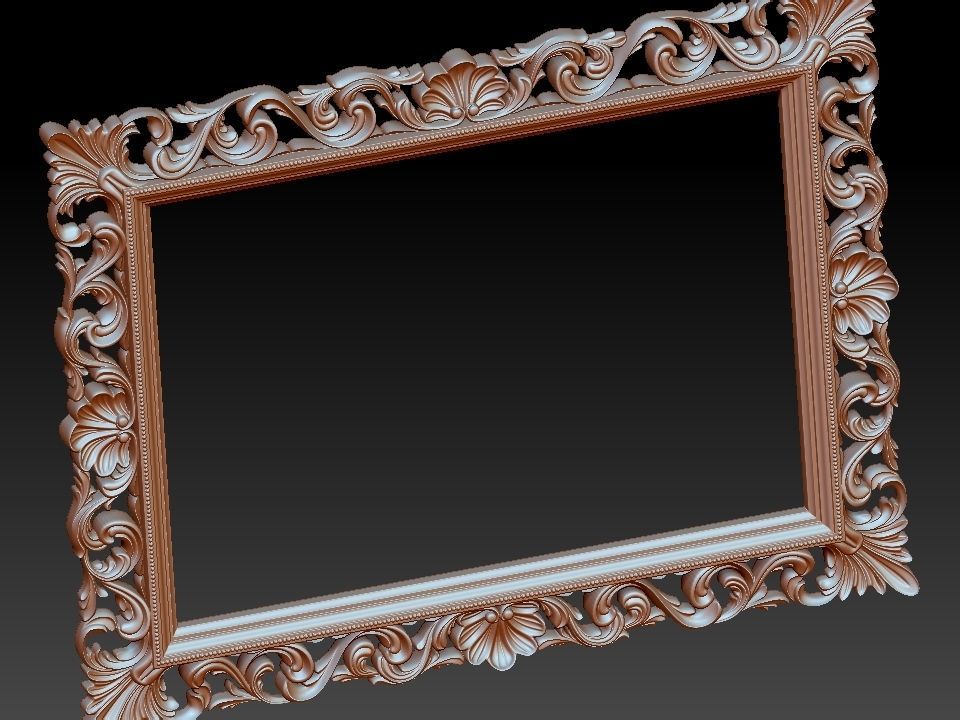 3D MIRROR FRAME 3D model_7