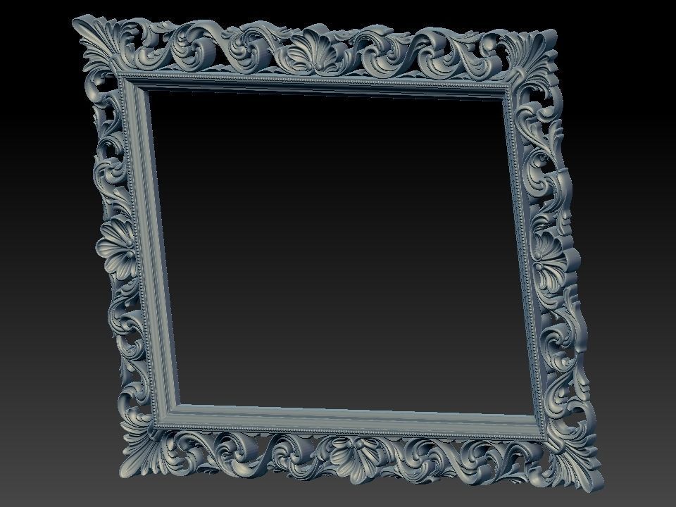3D MIRROR FRAME 3D model_10