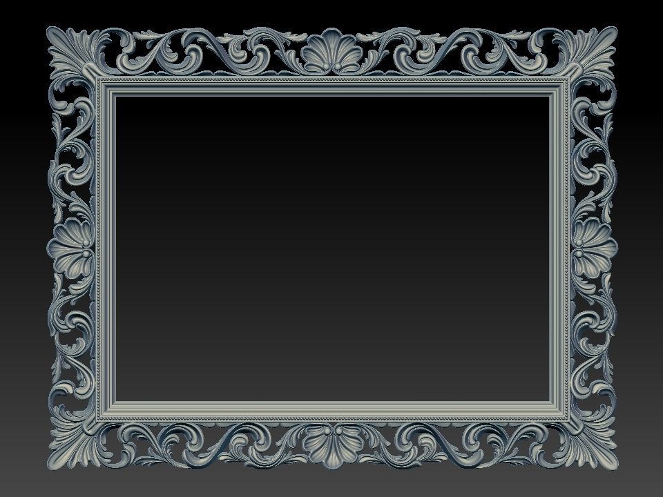 3D MIRROR FRAME 3D model_12