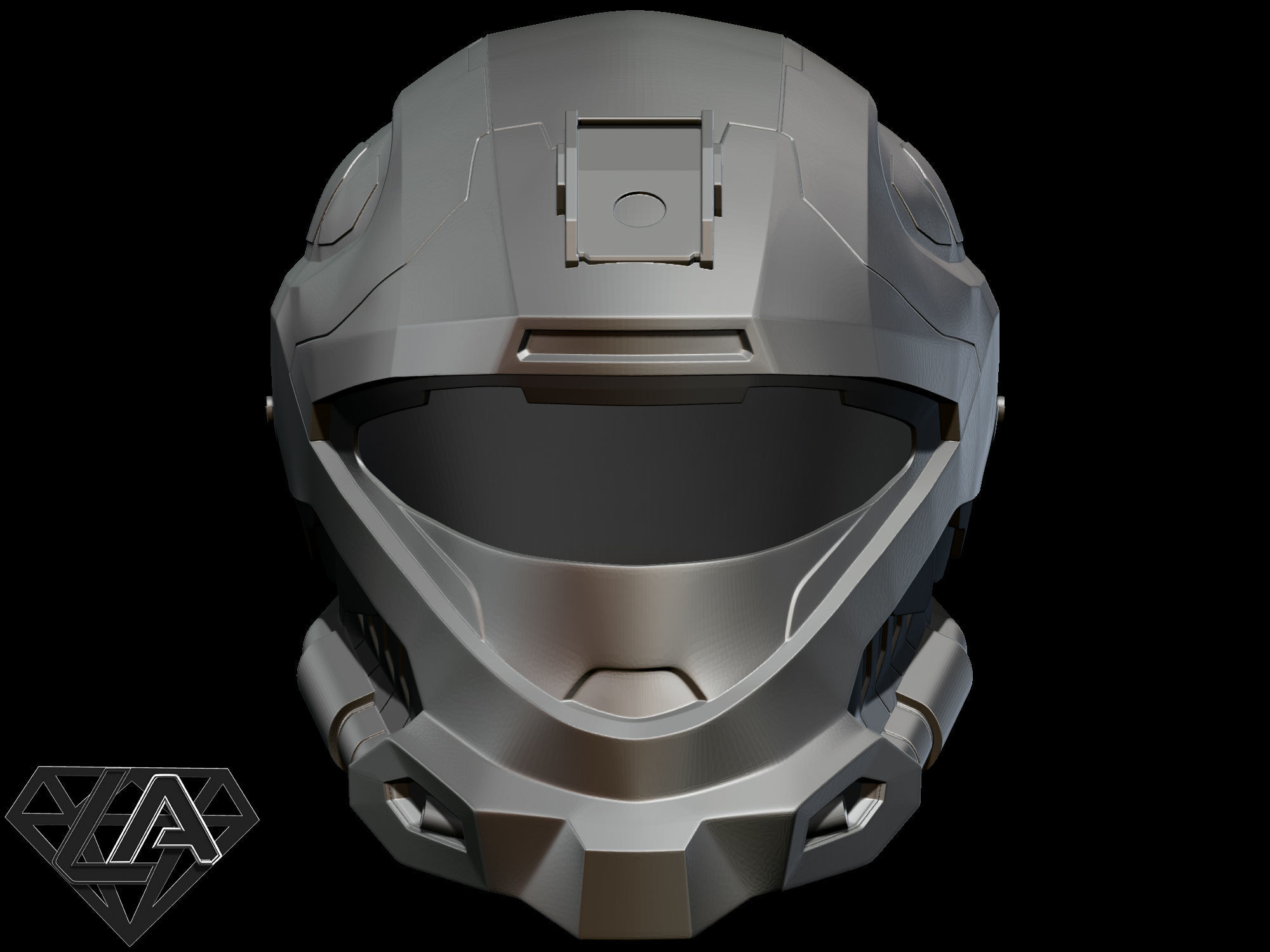 Halo Recon helmet 3D print model_1