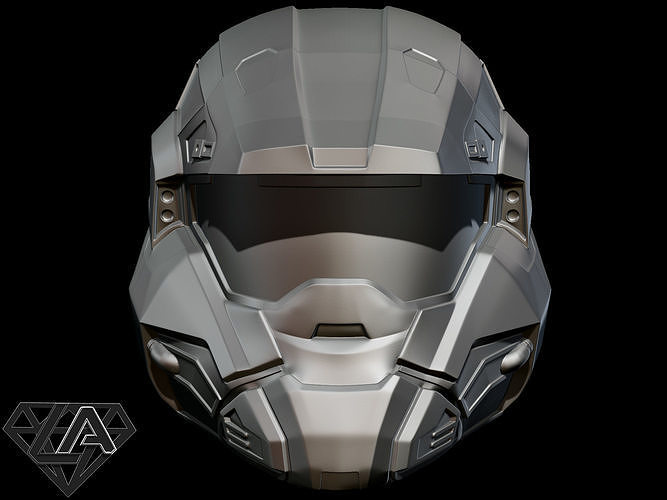 Halo commando helmet  3D print model
