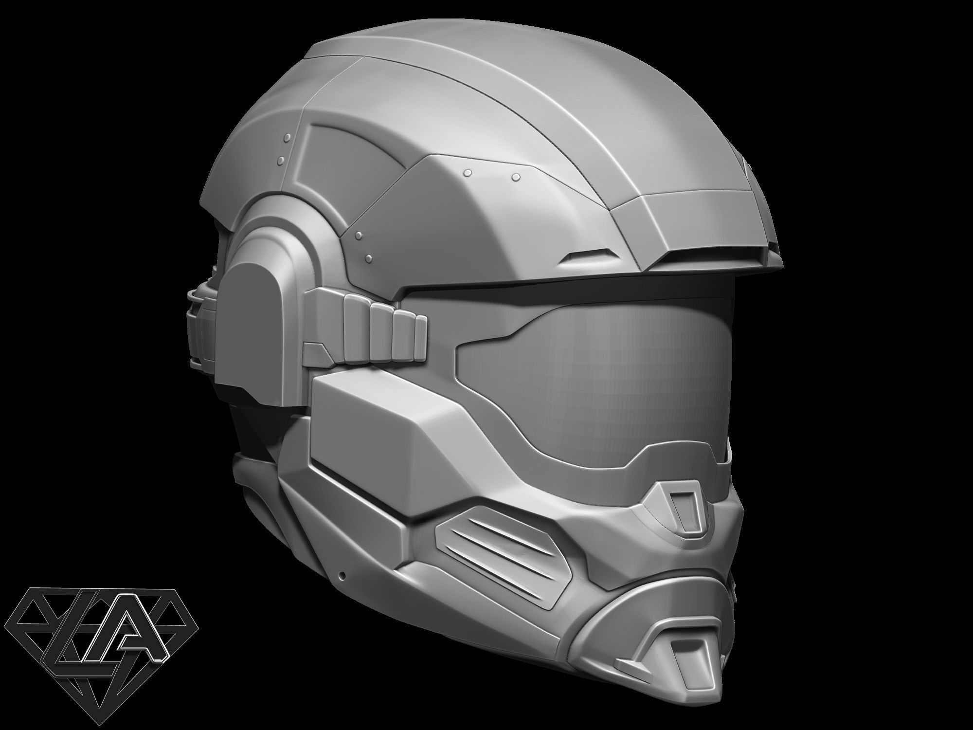Halo Hazop Helmet 3D print model_5