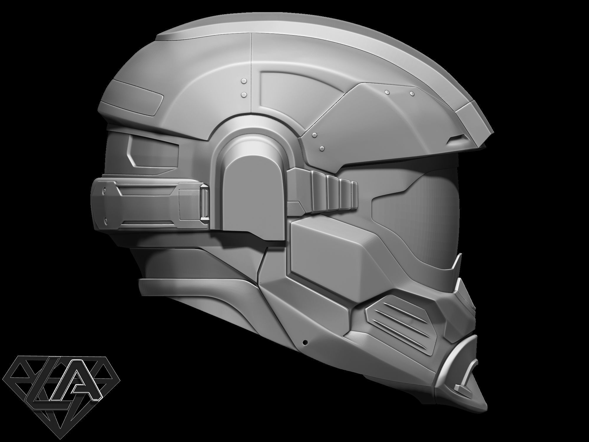 Halo Hazop Helmet 3D print model_8