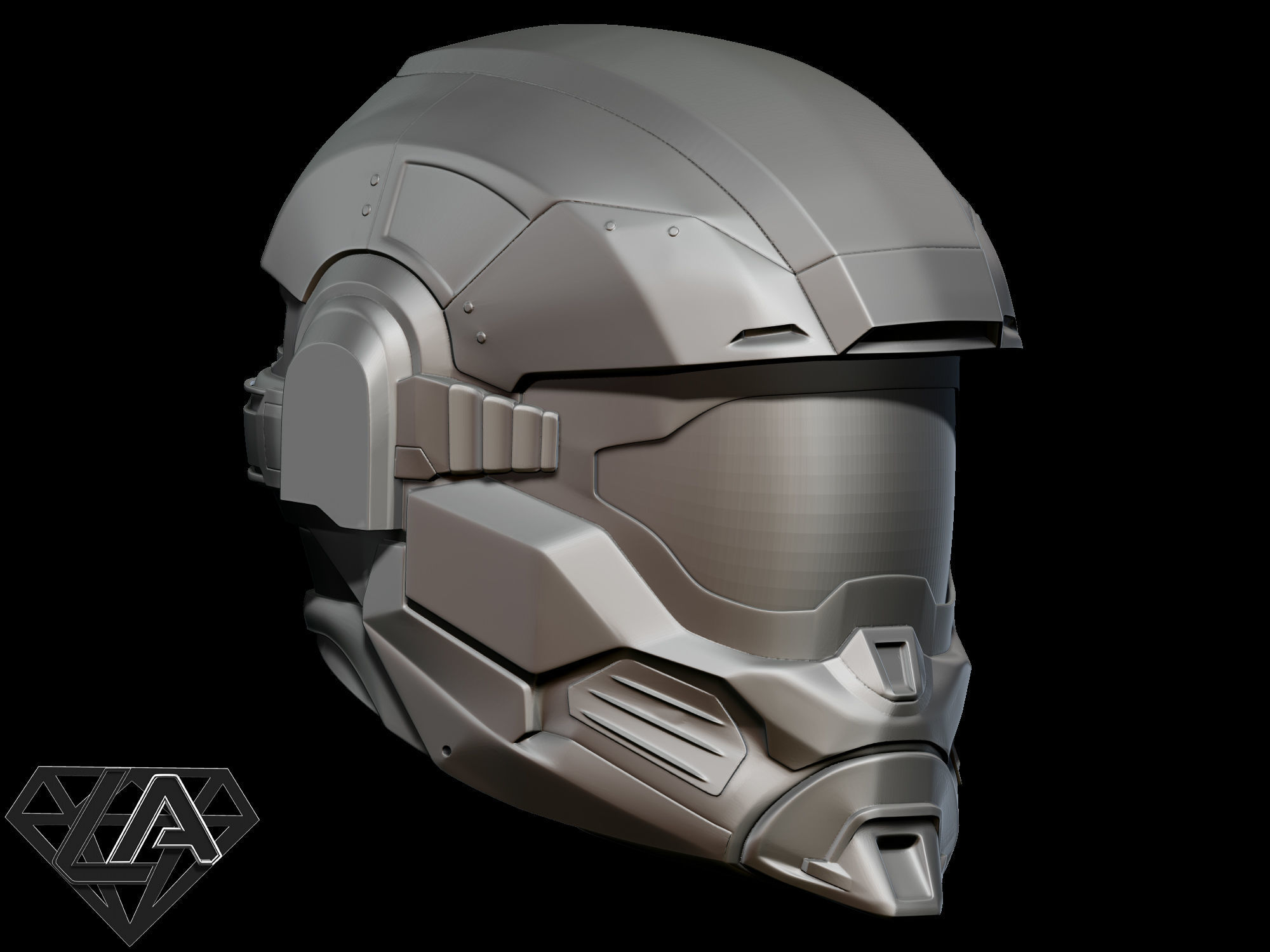 Halo Hazop Helmet 3D print model_6