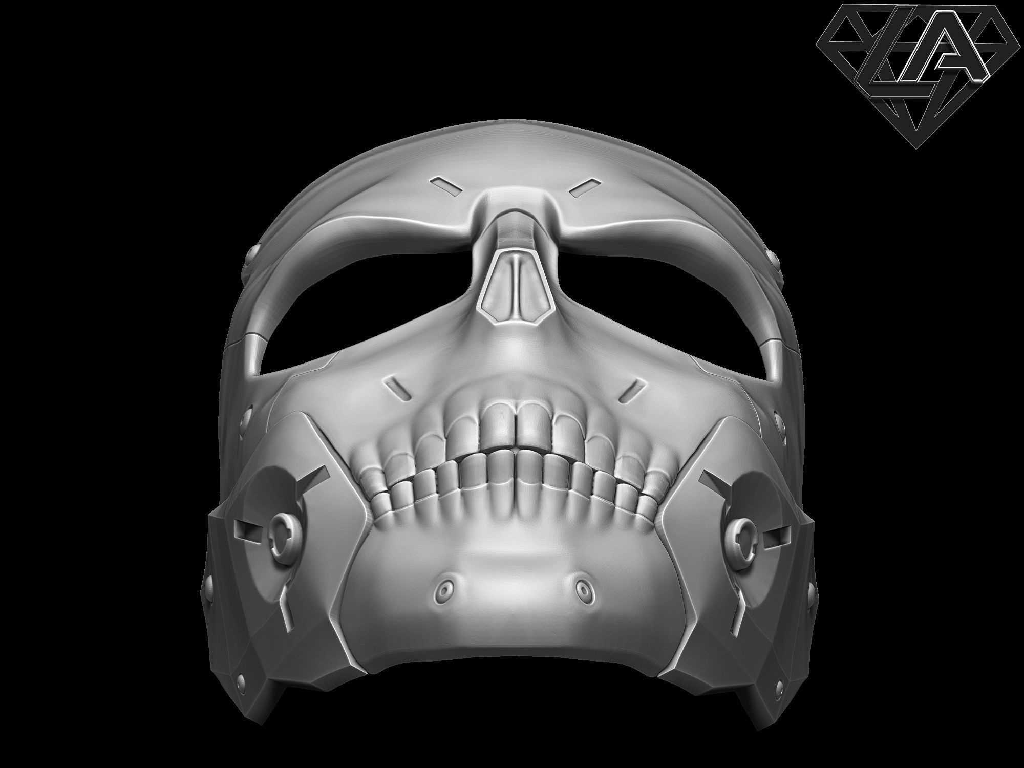 Death Stranding Die Hardman Skull Sci fi mask 3D print model_2
