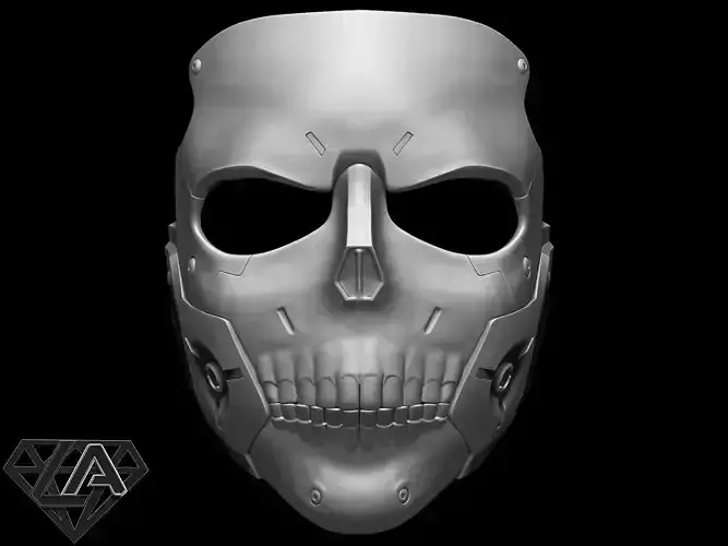 Death Stranding Die Hardman Skull Sci fi mask