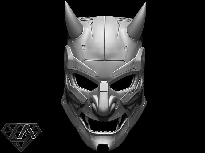 Demon CyberONI full mask 3D print model