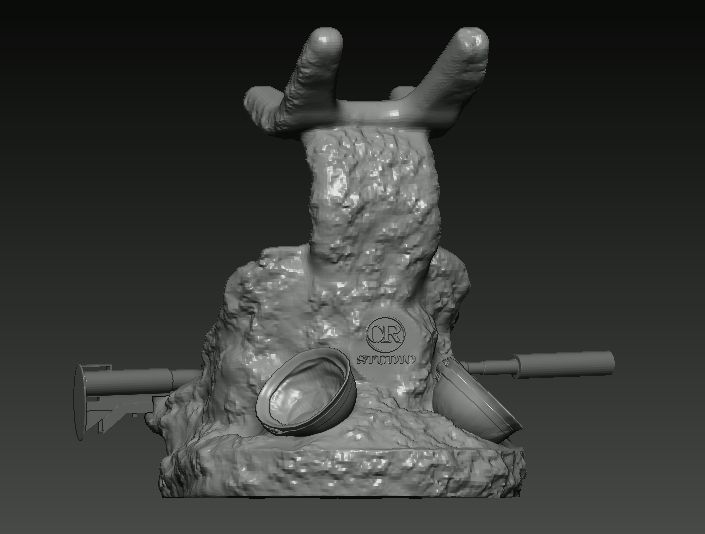 ps4 stand call of duty 3D model_2