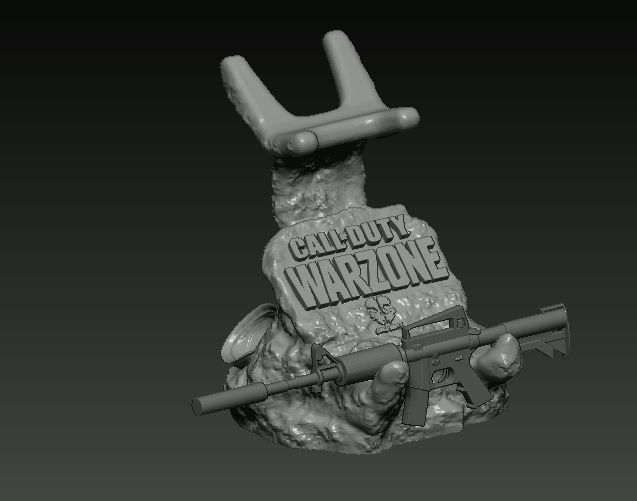 ps4 stand call of duty 3D model_1