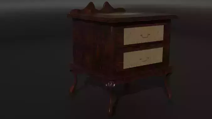 NightStand bedside table with two drawers