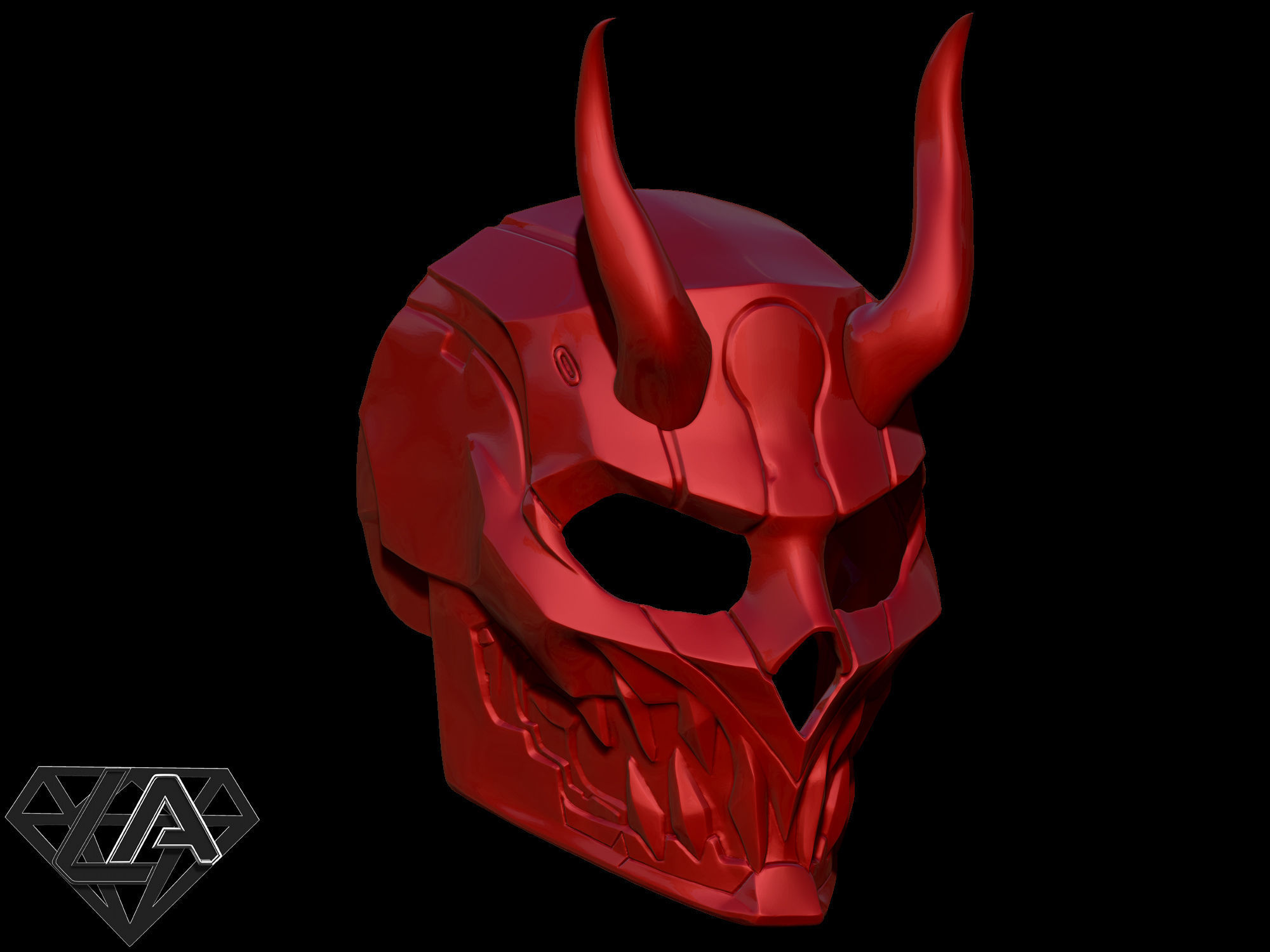 Cyberdemon mask  3D print model_5