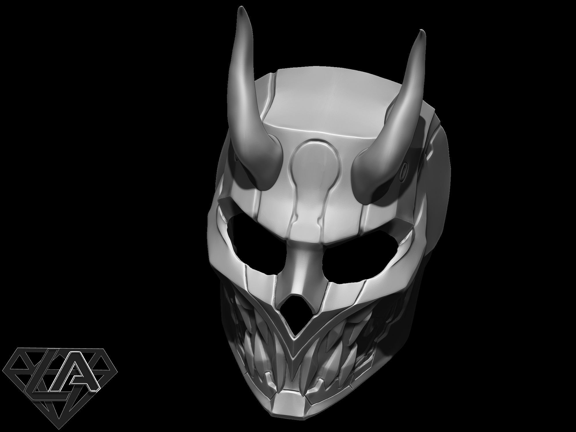 Cyberdemon mask  3D print model_10