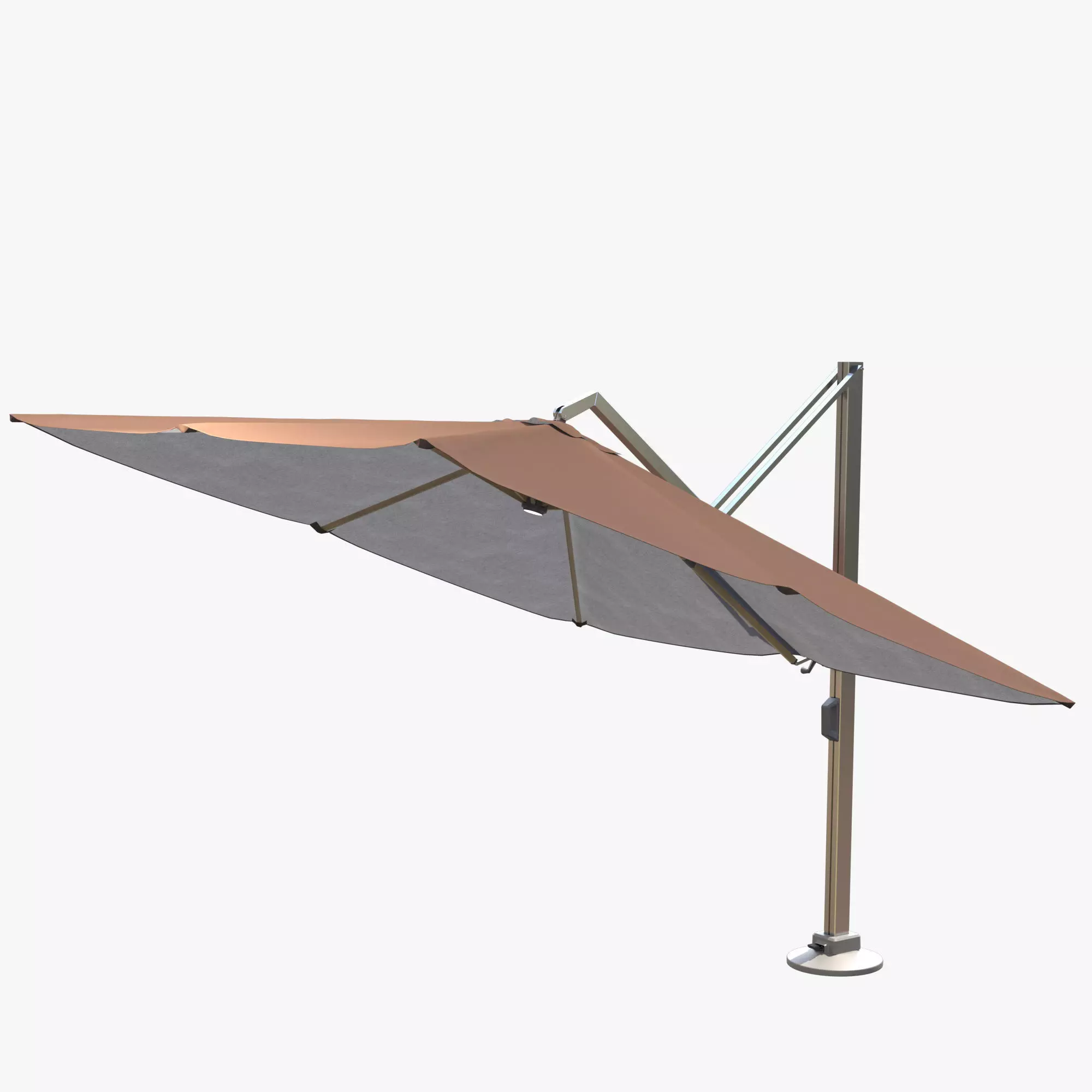 Parasols Icon Outdoor Umbrella 3D model_0