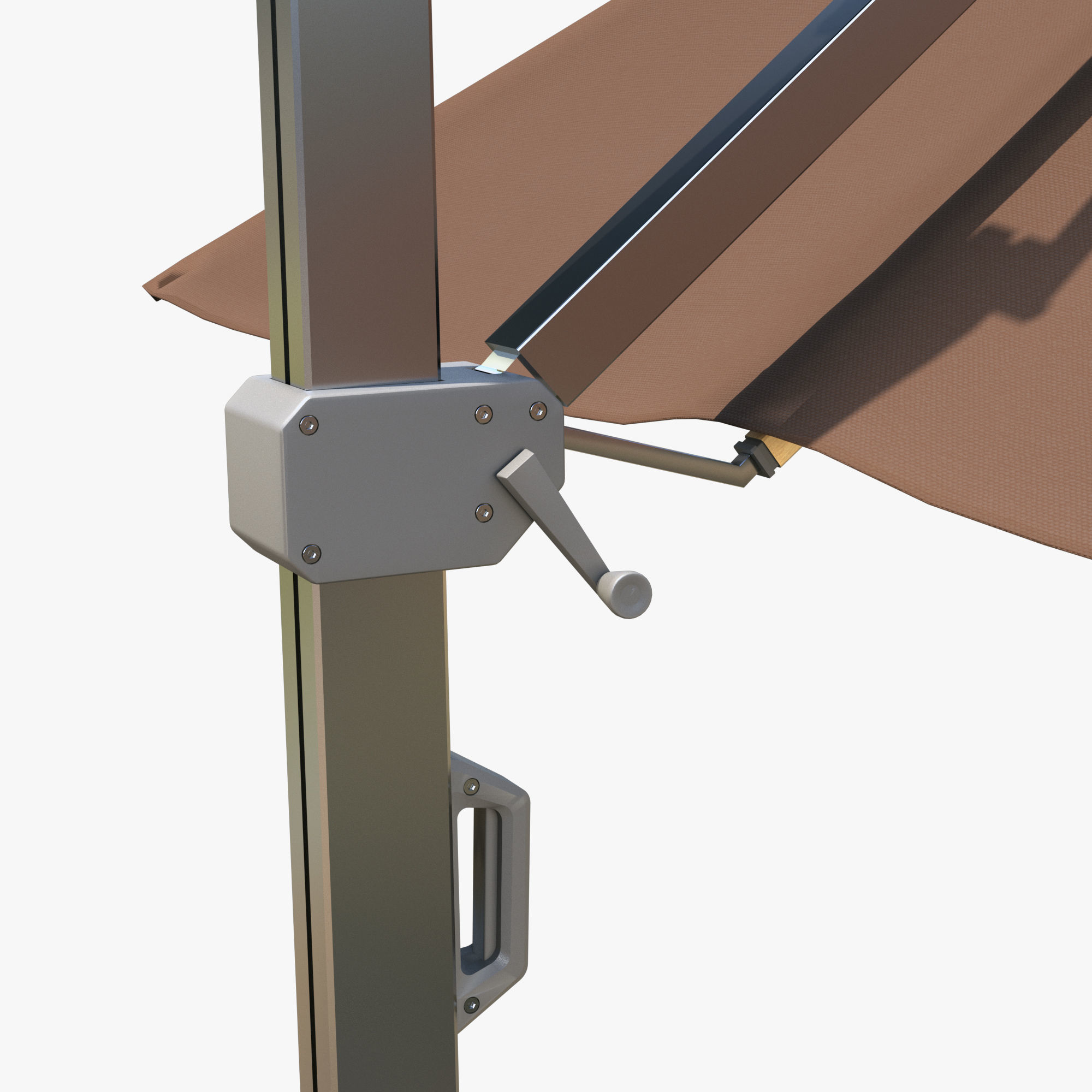 Parasols Icon Outdoor Umbrella 3D model_7