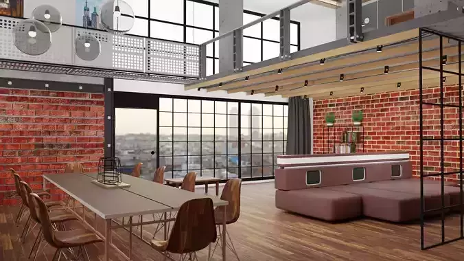 Industrial Loft Apartment