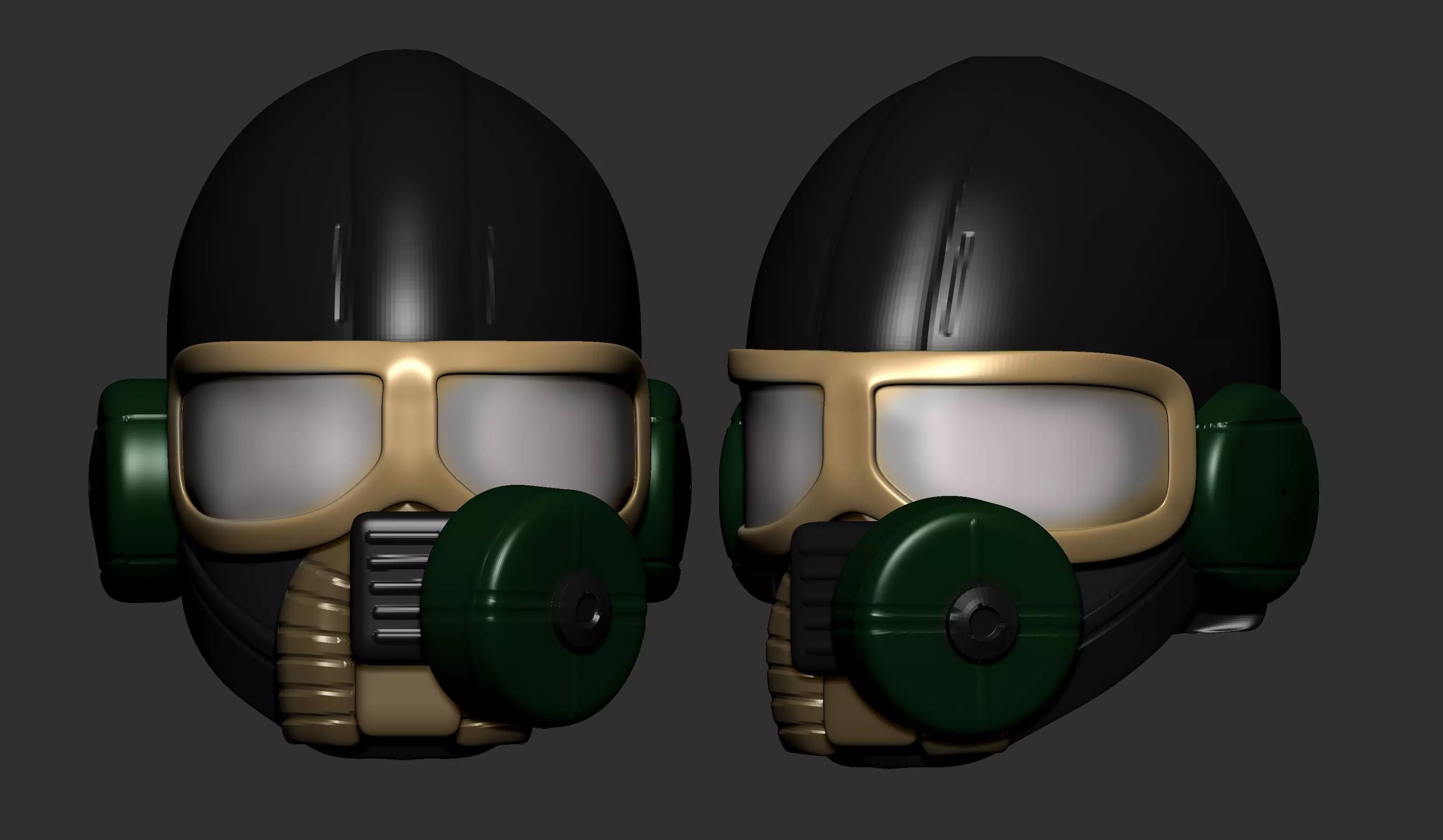 helmet high poly sculpt 3d printable 3D model 3D model_0