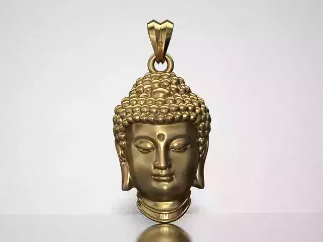 Buddha head pendant 3D print model