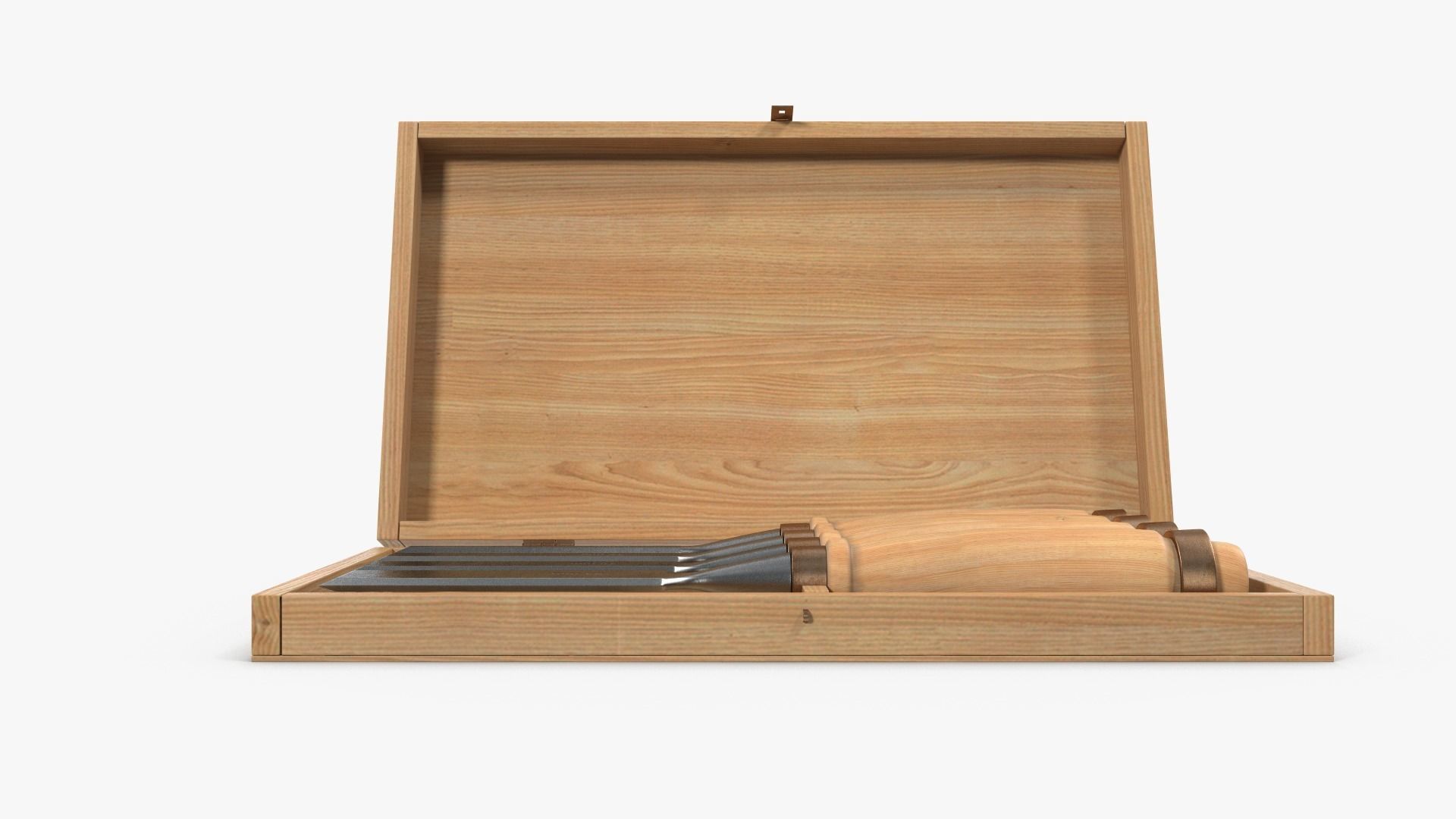 Straight chisels 3D model_1