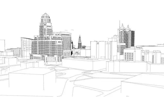 Downtown Buffalo New York