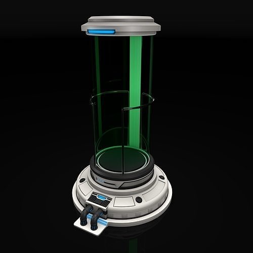 Sci Fi Liquid Container 3D model