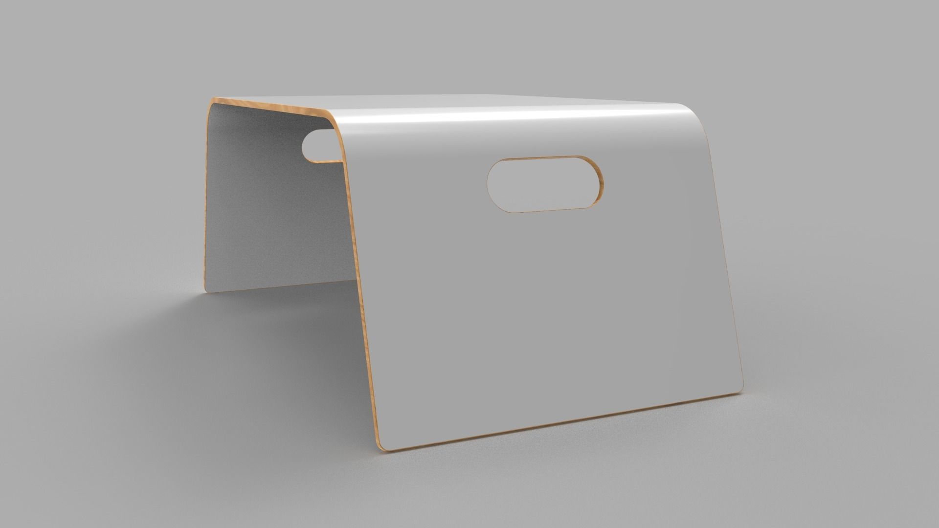 Laptop Table for Bed 3D model_5