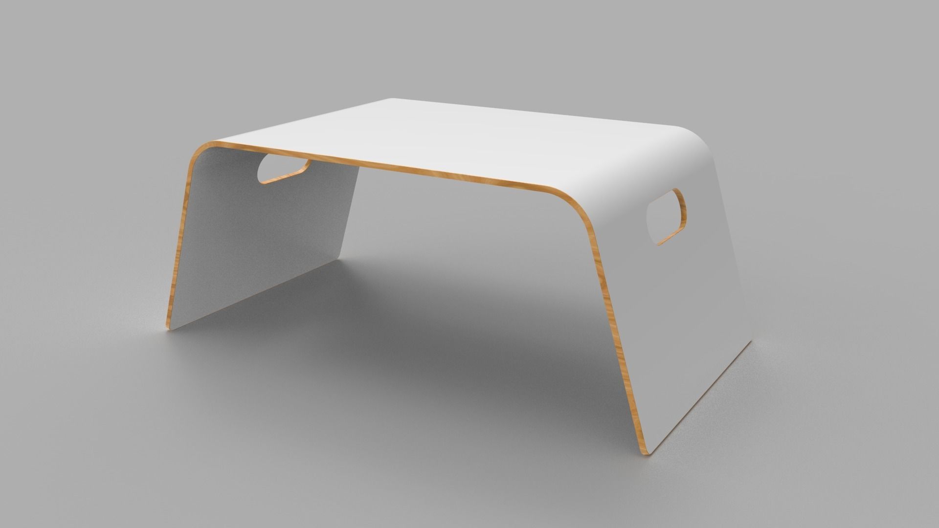 Laptop Table for Bed 3D model_4