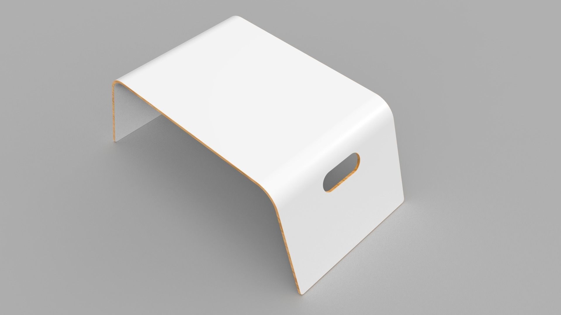 Laptop Table for Bed 3D model_9