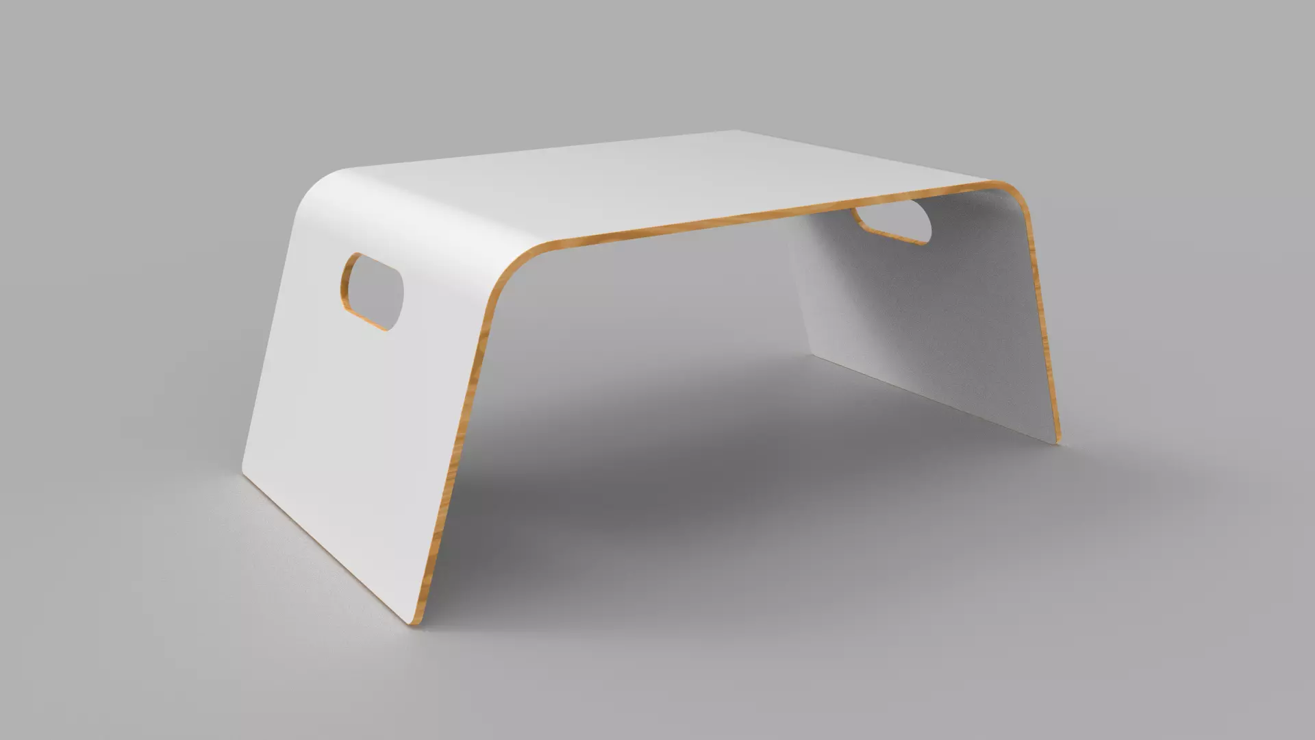 Laptop Table for Bed 3D model_0