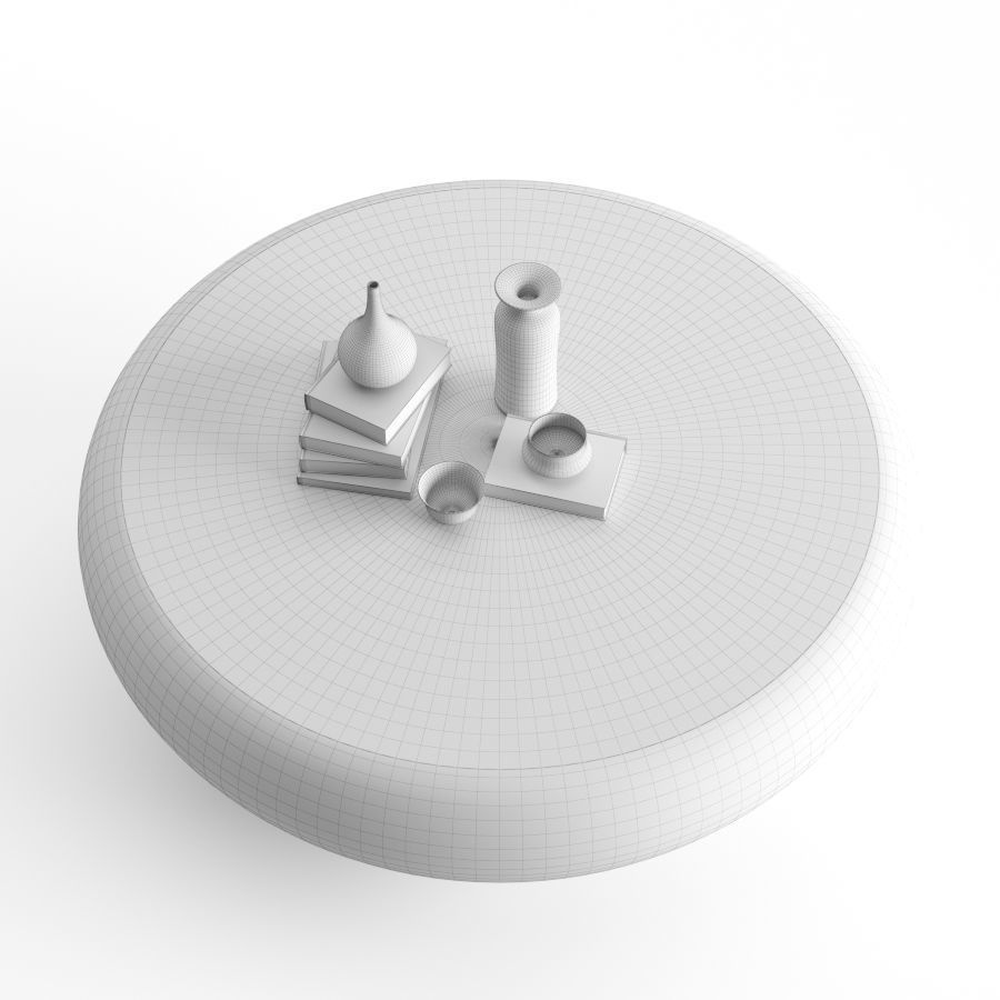 Goa Cocktail Table Antique Brass 3D model_12