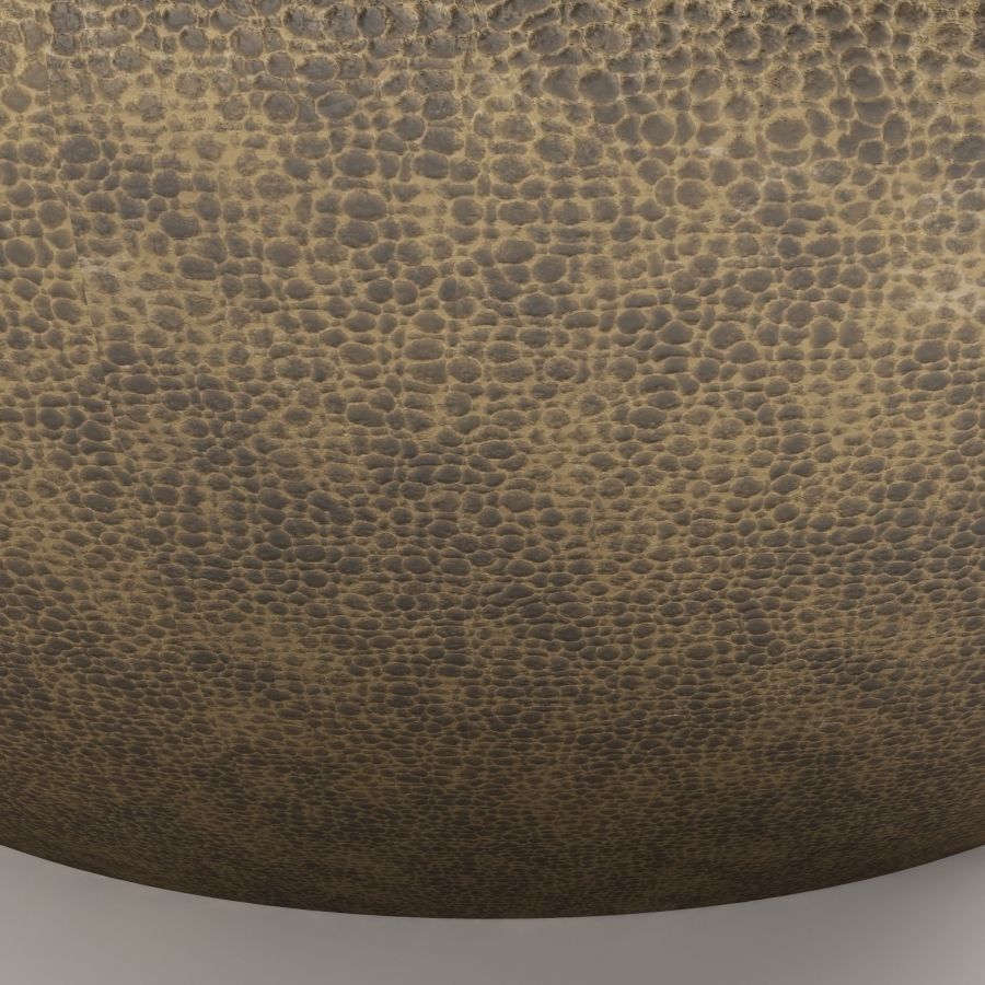 Goa Cocktail Table Antique Brass 3D model_6