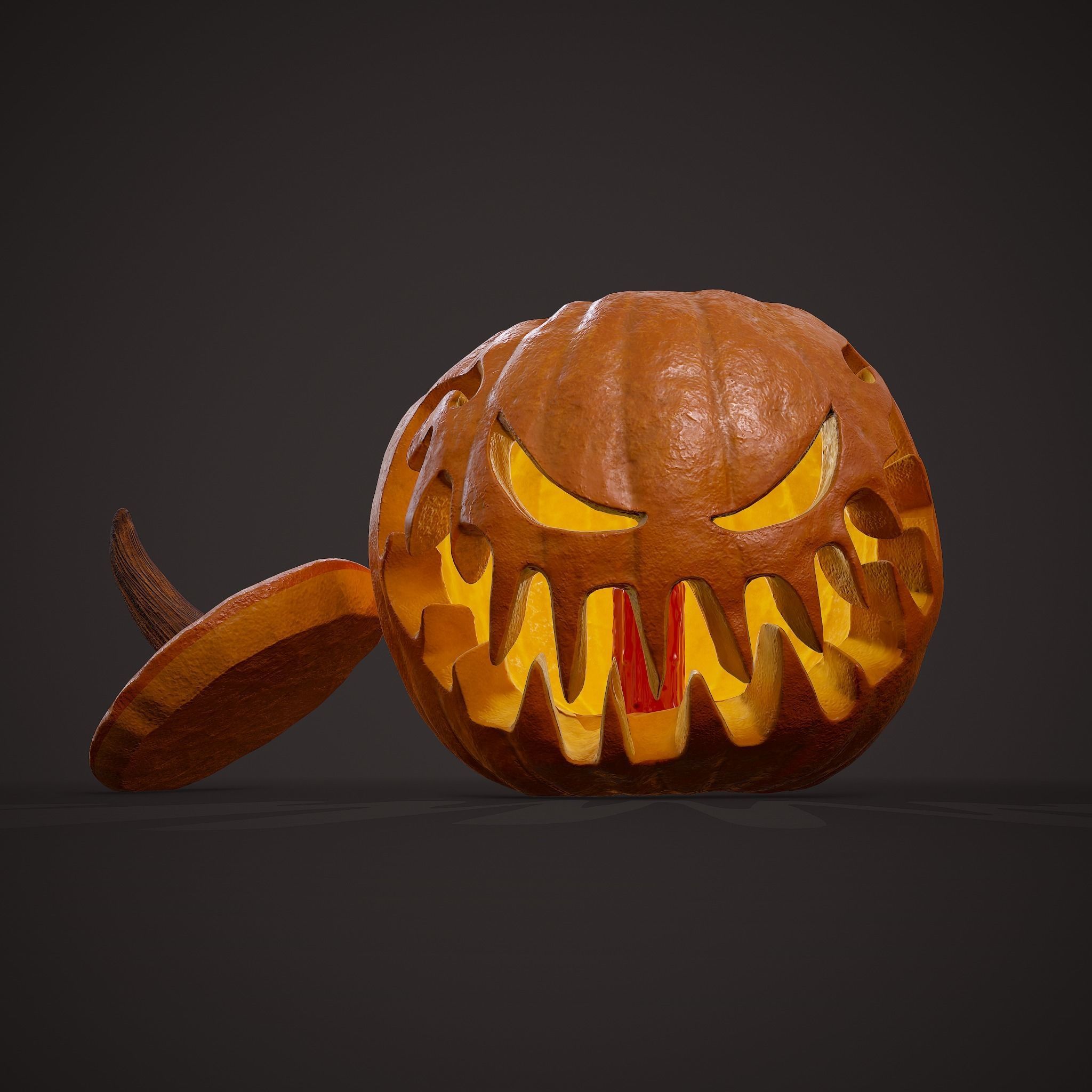 Halloween Horror Props Pack 3D Model Collection_44