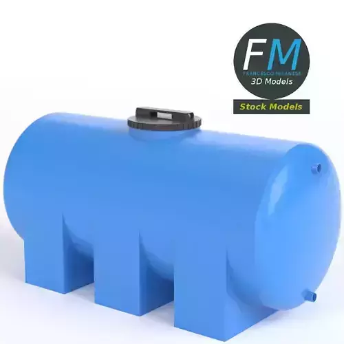 Plastic water storage tank