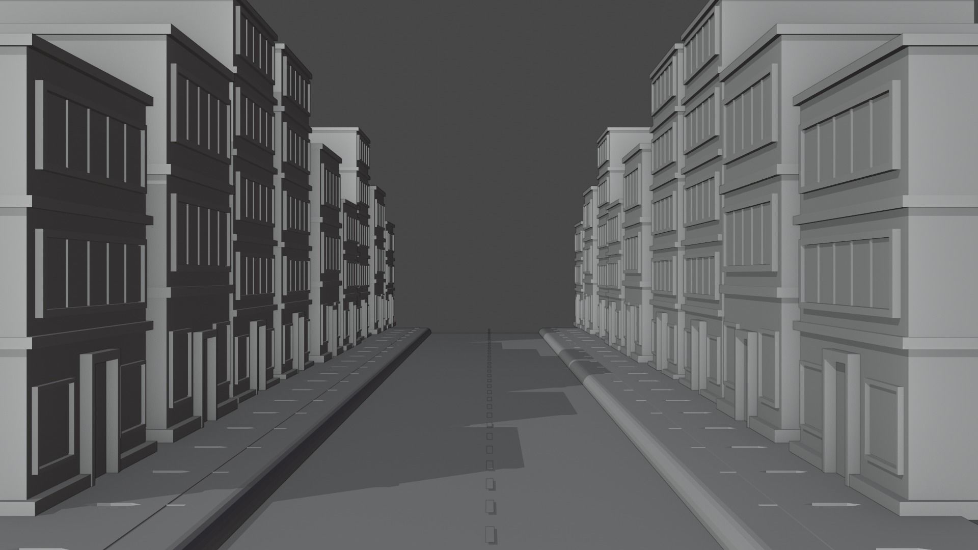 Megapoly City Basic Pack Low-poly 3D model 3D model_5