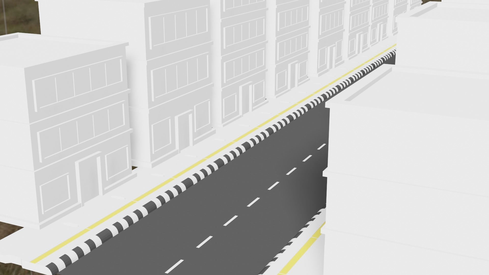 Megapoly City Basic Pack Low-poly 3D model 3D model_2