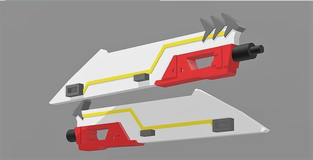 Transformers Studio Series Sentinel Prime Blades Shield Blaster 3D print model_9