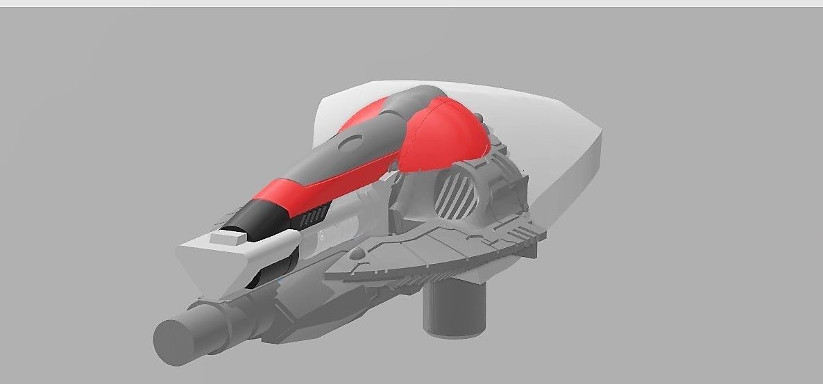 Transformers Studio Series Sentinel Prime Blades Shield Blaster 3D print model_11
